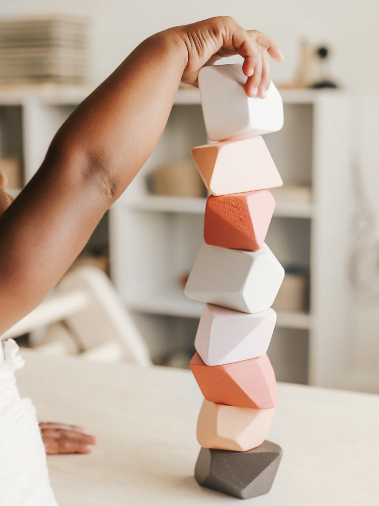 Wooden Stacking Rocks & Balancing Stones | Original Rock Blocks