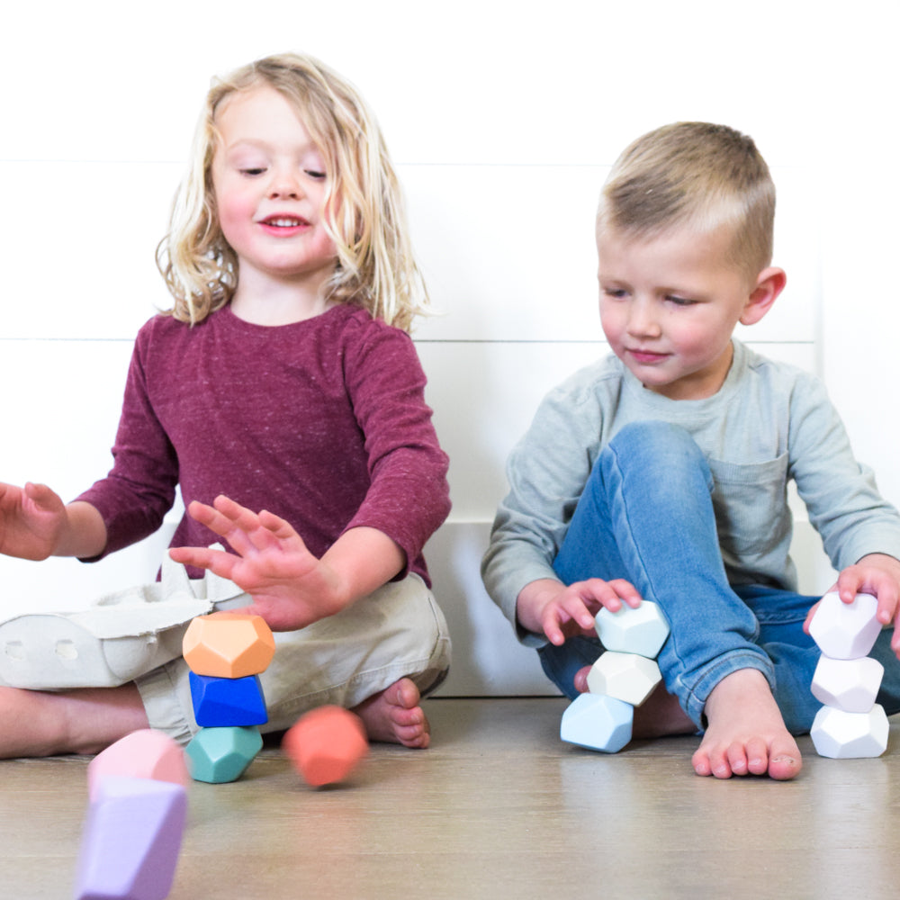 
                  
                    Pastel Easter "Eggs" | 6 Set of Rock Blocks
                  
                