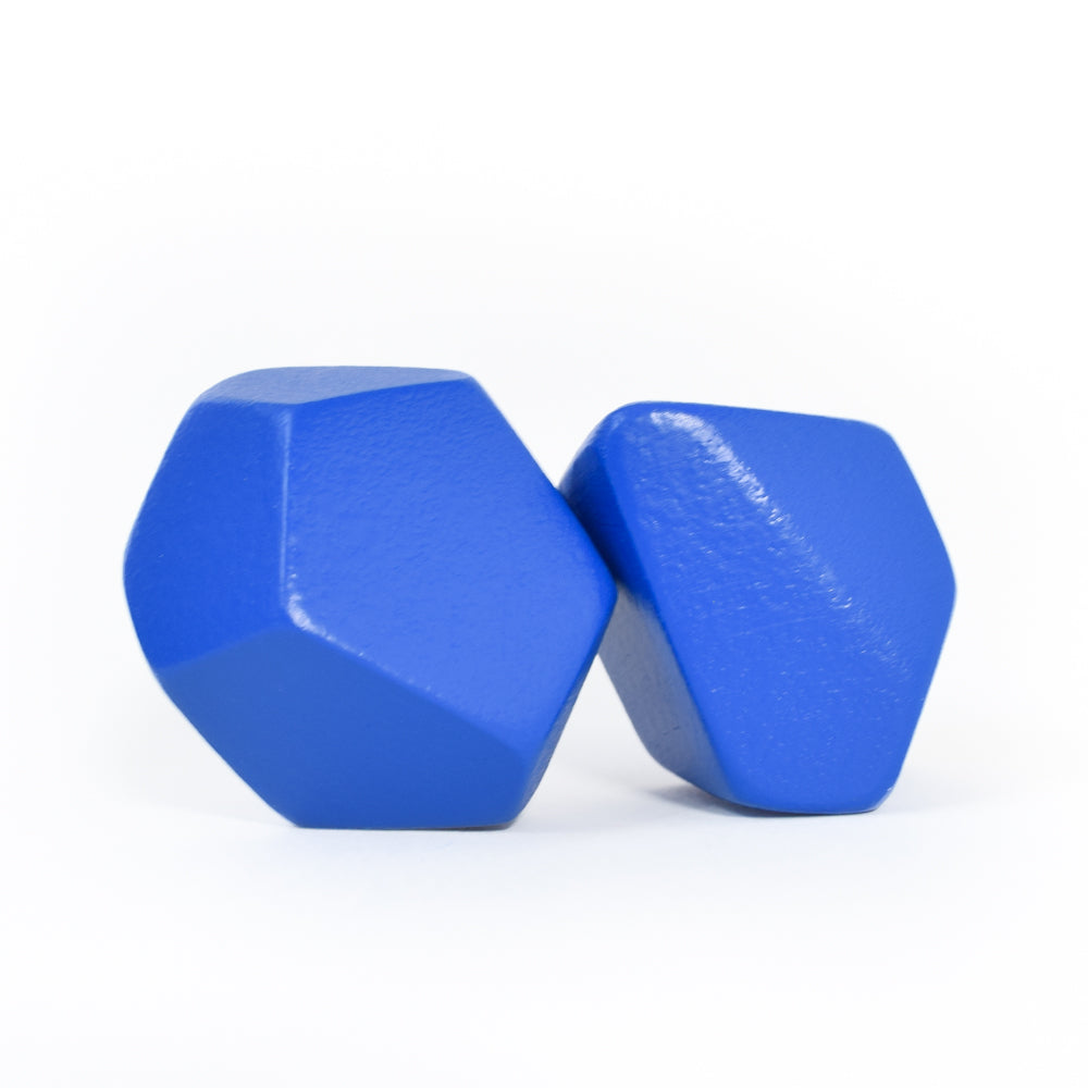 Custom Color Creations: Royal Blue Rock Blocks for Creative Play